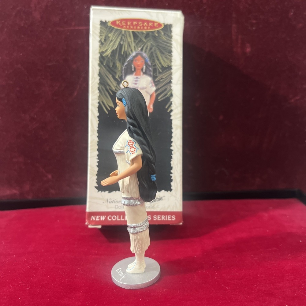 Native American Barbie Hallmark‎ Ornament - Picture 2 of 13